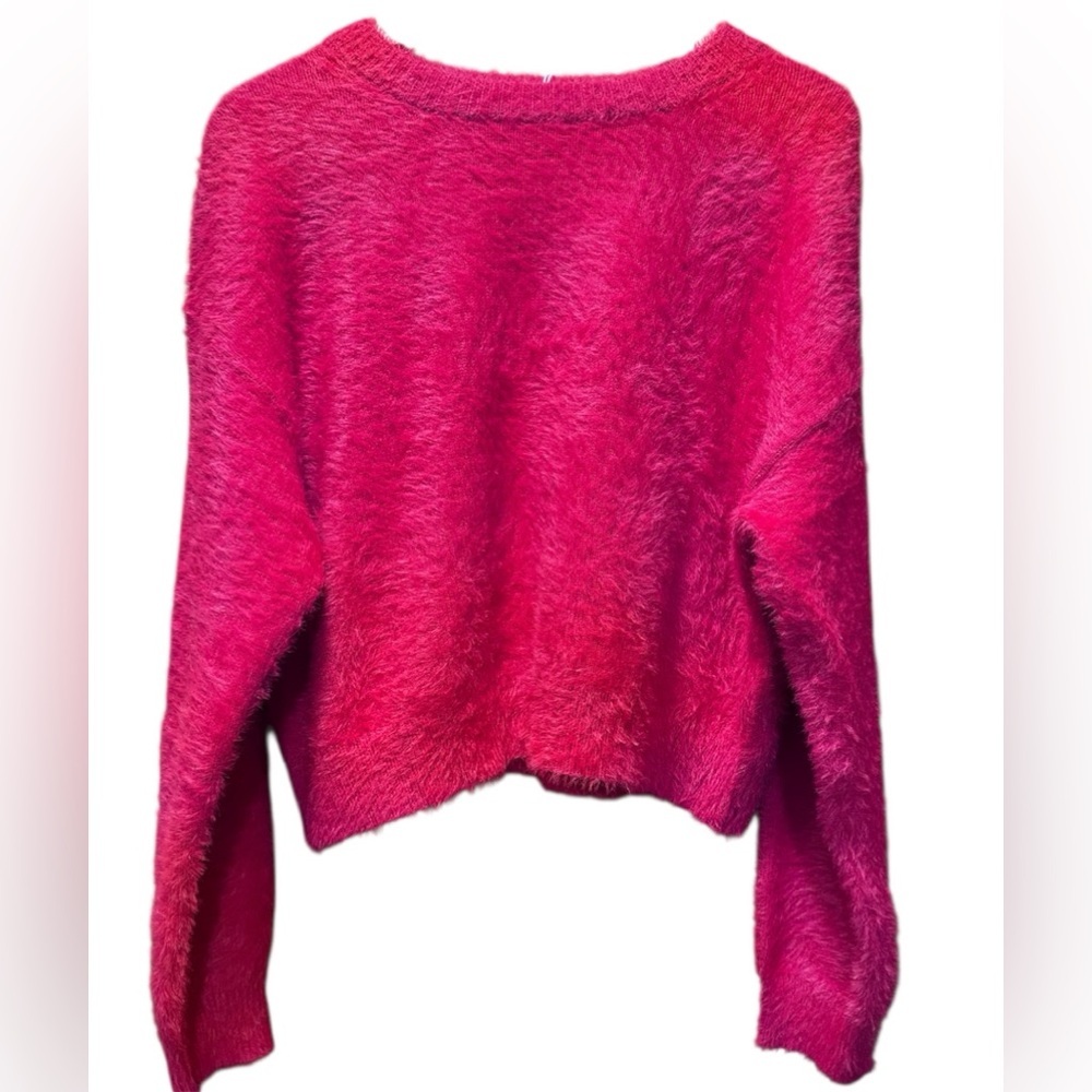 NWT Marine Layer Eyelash Cropped Crewneck Sweater